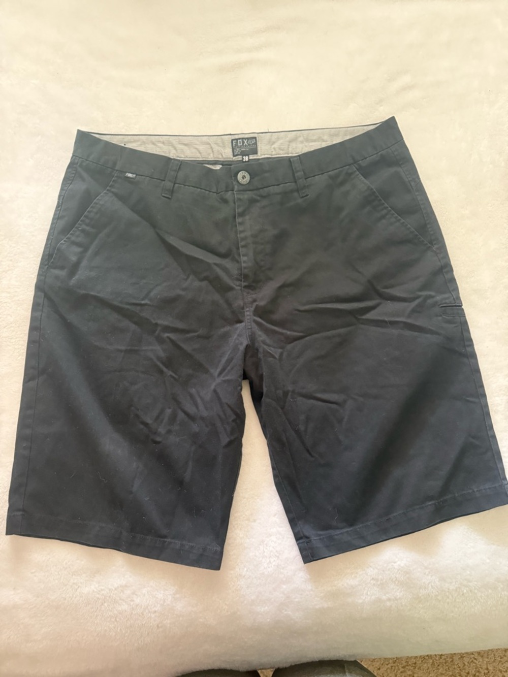 Fox Black Men's Shorts Size 38